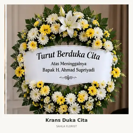 Krans Bunga Duka Soekarno Hatta Malang